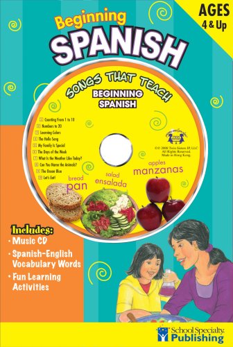 Cover of Spanish Sing Along Activity Book with Audio CD