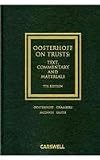 Oosterhoff on trusts : text, commentary and materials
