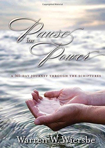 Pause for Power: A 365-Day Journey through the Scriptures book cover