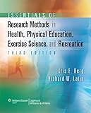 Essentials Of Research Methods In Health Physical Education Exercise Science And Recreation Point Lippincott Williams Wilkins