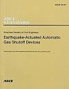 Earthquake-actuated automatic gas shutoff devices