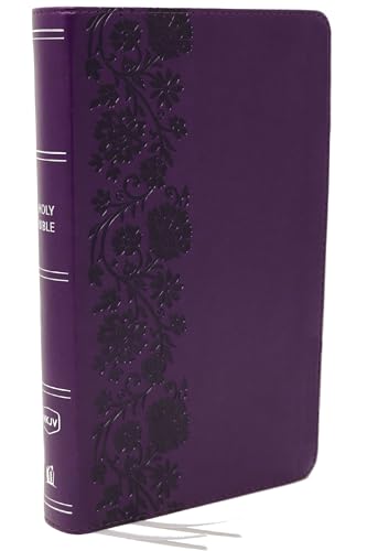 NKJV, End-of-Verse Reference Bible, Personal Size Large Print, Leathersoft, Purple, Red Letter, Comfort Print: Holy Bible, New King James Version