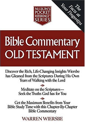 Bible Commentary Old Testament: Nelson's Pocket Reference Series book cover