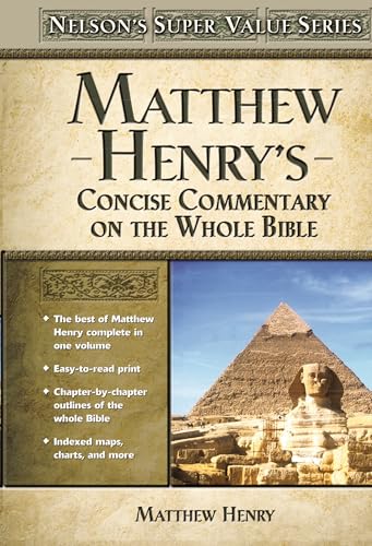 Matthew Henry’s Concise Commentary on the Whole Bible