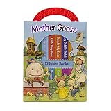 Mother Goose Deluxe My First Library 12 Board Book Block Pi Kids