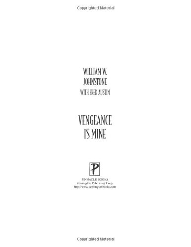 Vengeance Is Mine book cover