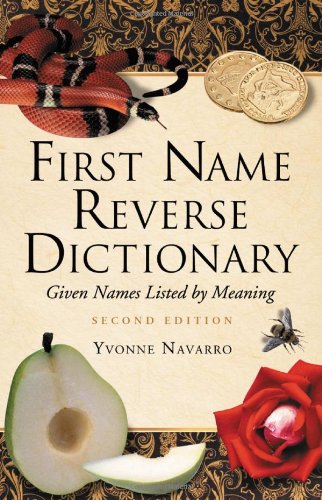 First Name Reverse Dictionary book cover