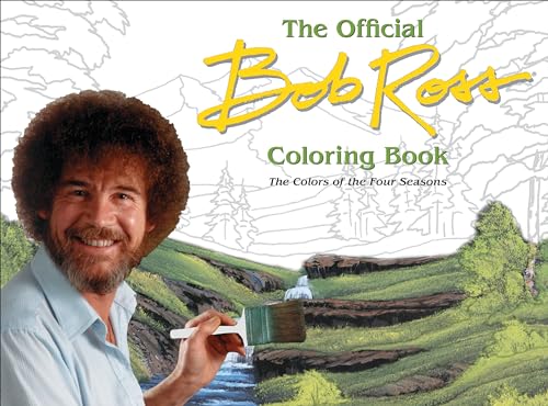 The Official Bob Ross Coloring Book: The Colors of the Four Seasons cover