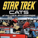 Star Trek Cats 2021 Wall Calendar