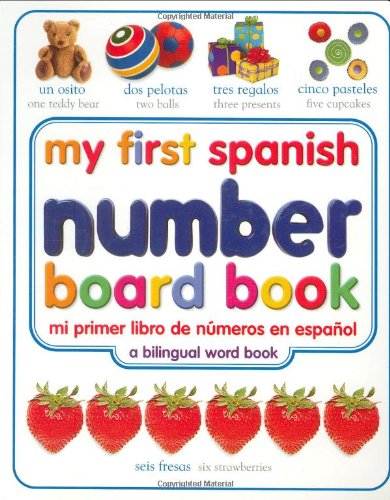 Cover of My first Spanish number board book.