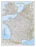 National Geographic France Belgium And The Netherlands Classic Wall Map Laminated 235 X 3025 Inches National Geographic Reference Map