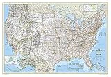 National Geographic United States Classic Wall Map 435 X 305 Inches National Geographic Reference Map