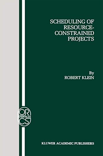 Scheduling of Resource-Constrained Projects book cover