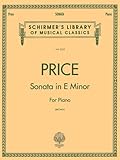 Sonata In E Minor Schirmer Library Of Classics Volume 2023 Piano Solo Schirmers Library Of Musical Classics