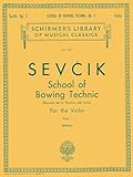 School Of Bowing Technics Op 2 Book 1 Schirmer Library Of Classics Volume 1182 Violin Method
