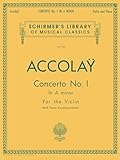 Concerto No 1 In A Minor Schirmer Library Of Classics Volume 905 Violin With Piano Accompa Schirmers Library Of Musical Classics