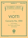 Concerto No 23 In G Major For Violin And Piano