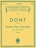 24 Exercises Op 37 Schirmer Library Of Classics Volume 328 Violin Method Schirmers Library Of Musical Classics