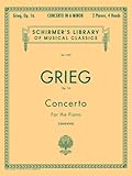 Concerto In A Minor Op 16 Schirmer Library Of Classics Volume 1399 Piano Duet Schirmers Library Of Musical Classics