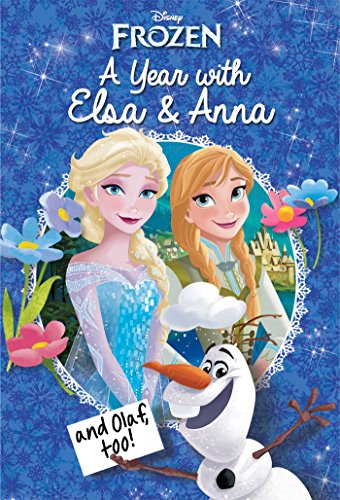 A Year with Elsa & Anna (and Olaf Too!) book cover