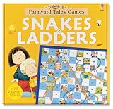 Snakes And Ladders With Dice And Gameboard Farmyard Tales Games