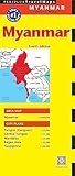 Periplus Travel Map Myanmar Country Map