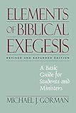 Elements Of Biblical Exegesis