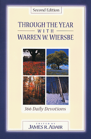Through the Year with Warren W. Wiersbe: 366 Daily Devotionals cover