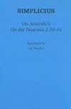 On Aristotle's "On the Heavens 2.10-14"