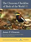 The Clements Checklist of Birds of the World
