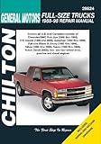 Chiltons General Motorsfullsize Trucks 198898 Repair Manual