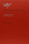 Records of Early English Drama. Oxford. 2 volumes