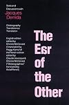 The Ear of the Other: Otobiography, Transference, Translation