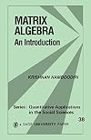 Matrix Algebra: An Introduction