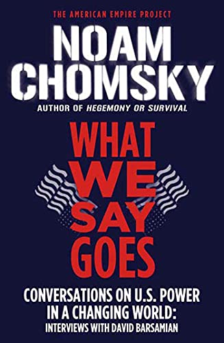 What We Say Goes book cover