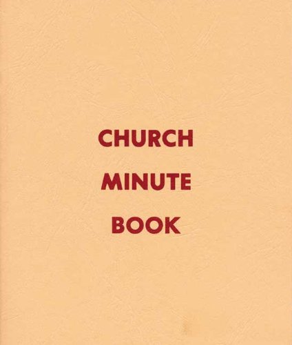 Cover of Church Minute Book