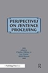 Perspectives on sentence processing