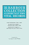 The Barbour Collection of Connecticut Town Vital Records. Volume 11: East Windsor 1768-1860, Ellington Part I - Vital Records 1786-1850, Ellington Part II - Marriage Records 1820-1853