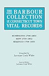 The Barbour Collection of Connecticut Town Vital Records. Volume 20: Huntington 1789-1850, Kent 1739-1852, Killingly 1708-1850