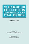The Barbour Collection of Connecticut Town Vital Records. Volume 24: Lyme 1667-1852