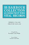 The Barbour Collection of Connecticut Town Vital Records. Volume 41: Sterling 1794-1850, Stratford 1639-1840