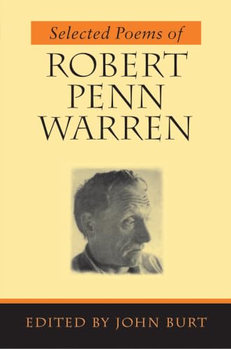 Selected Poems of Robert Penn Warren book cover