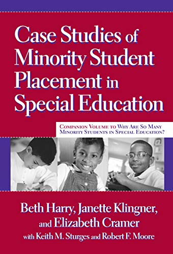 Cover of Case studies of minority student placement in special education