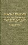 Special Edition: A Guide to Network Television Documentary Series and Special News Reports, 1980-1989