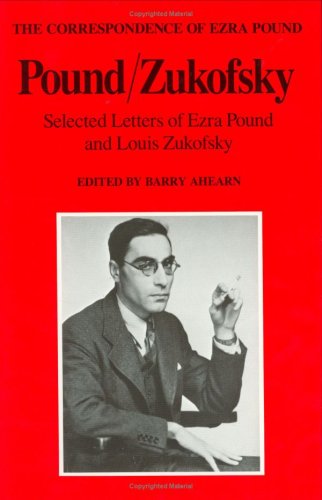 Pound/Zukofsky book cover
