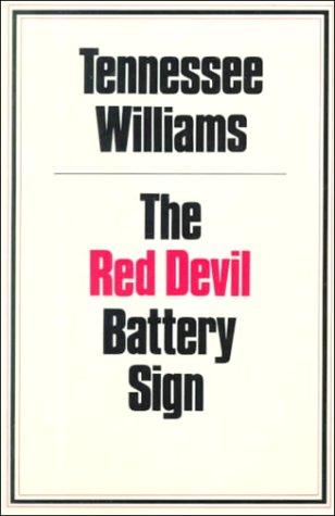 The Red Devil Battery Sign cover