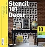 Stencil 101 Dcor Customize Walls Floors And Furniture With Oversized Stencil Art