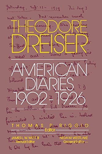 American Diaries, 1902-1926 cover
