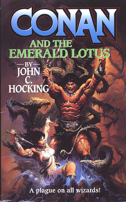 Conan and the Emerald Lotus (By: John C. Hocking) cover