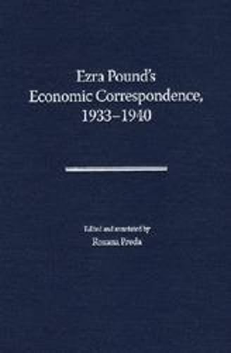 Ezra Pound's Economic Correspondence, 1933-1940 cover